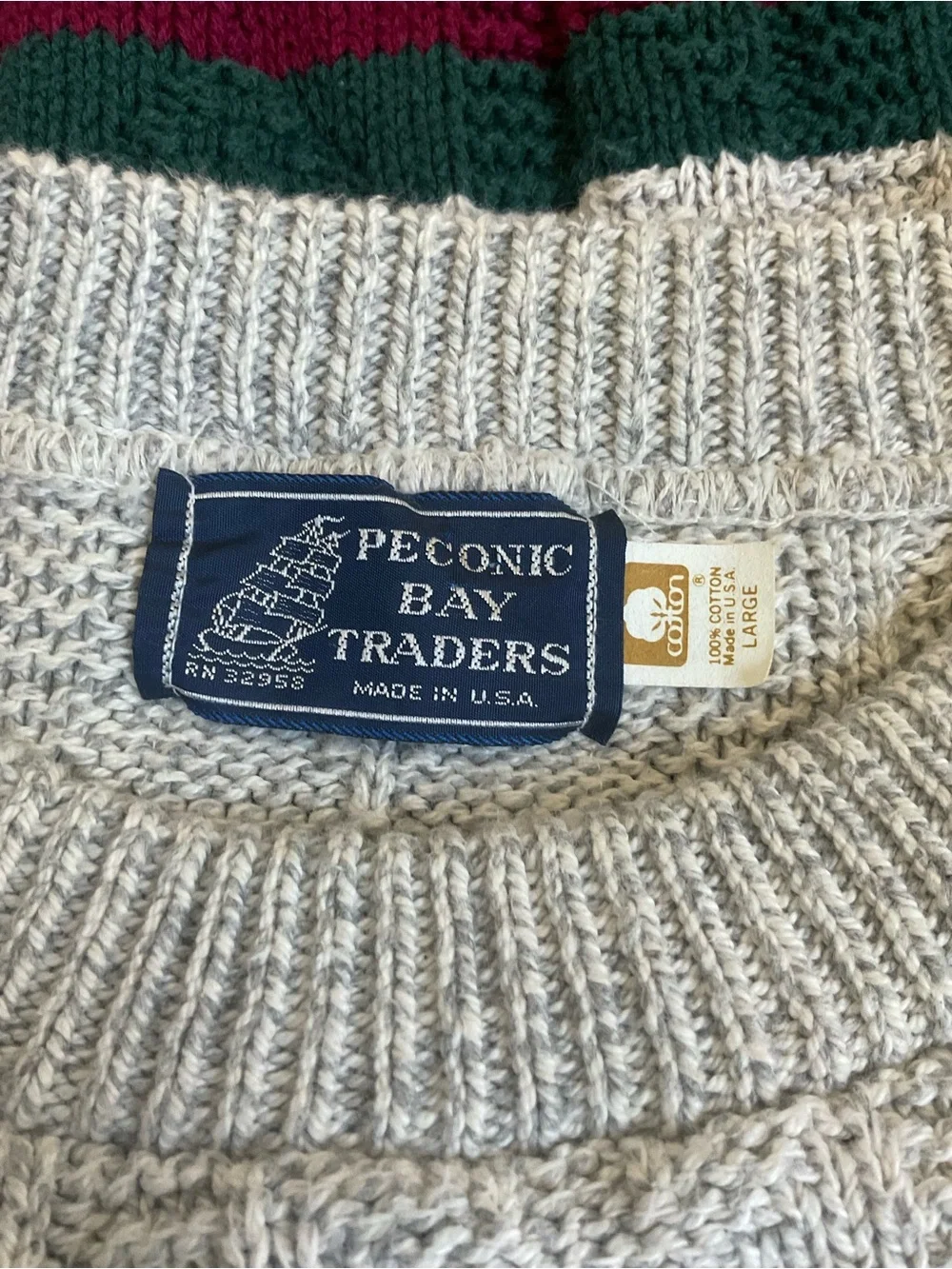Vintage Peconic Bay Men’s Sweater
